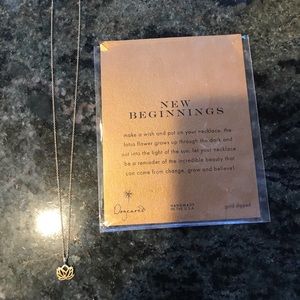 Dogeared Rising Lotus Necklace